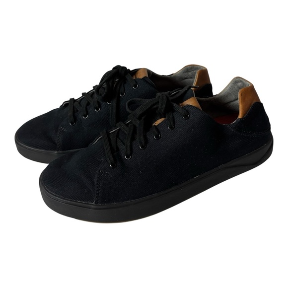 OluKai Lae’Ahi Li Canvas Collapse Heel Sneakers Shoes Mens Size 9 EU 42 - Picture 1 of 5